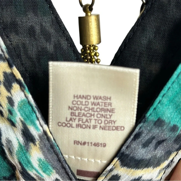 Arden Mini Fit & Flare Y2K Dress Black Green Unique Metal Straps Women’s… - Picture 7 of 13